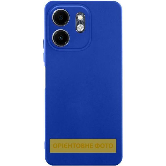 Чехол TPU GETMAN Liquid Silk Full Camera для Samsung Galaxy A26 5G Синий / Deep navy