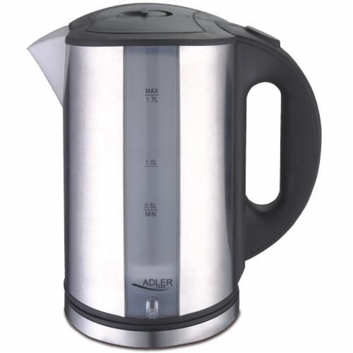 Електрочайник з нержавіючої сталі Adler AD 1216, 1,7 л, 2200 Вт