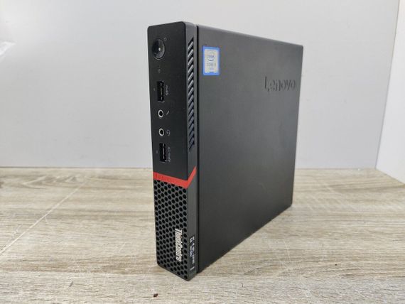 Неттоп Lenovo ThinkCentre M900 Tiny USFF / Intel Core i3-6100T (2 (4) ядра по 3.2 GHz) / 8 GB DDR4 / 240 GB SSD / Intel HD Graphics 530 / Блок живлення б/в | Зображення 1