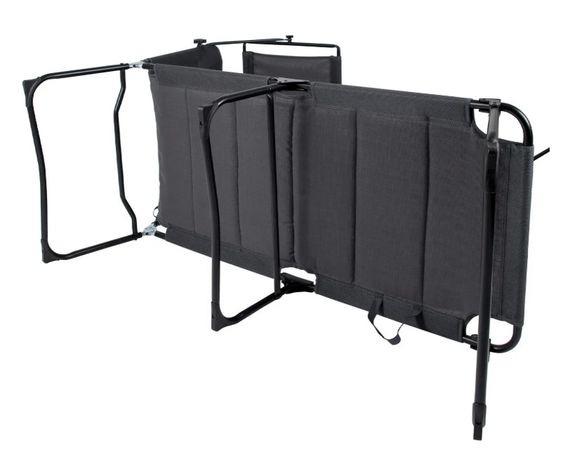 Ліжко розкладне Bo-Camp Sun Lounger With Sunscreen 5 Positions Grey (1304492) (DAS303260) | Зображення 6