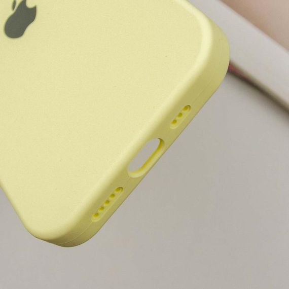Чохол Silicone Case Full Protective (AA) для Apple iPhone 14 Pro (6.1") Жовтий / Mellow Yellow | Зображення 4