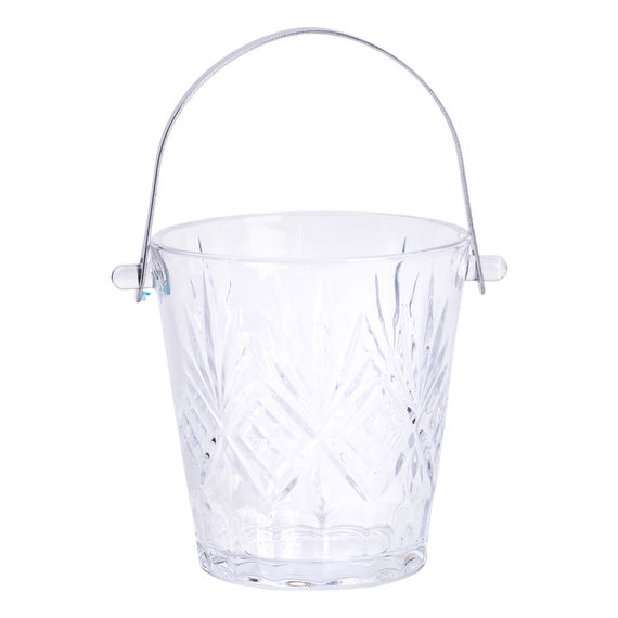 Ведерко для льда стеклянное 1 л с металлическими щипцами HP-19-22GLASS | Зображення 7