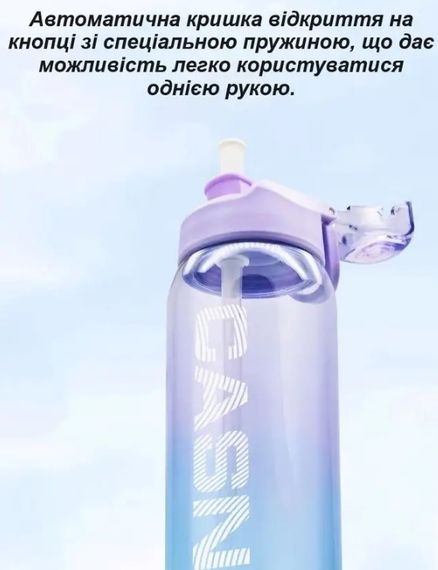 Пляшка для води Casno 1000 мл KXN-1247 Чорна (KXN-1247_Black) | Зображення 6