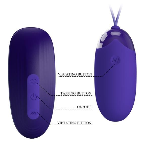Віброяйце - Pretty Love Orthus-Youth Stimulator Blue | Зображення 3