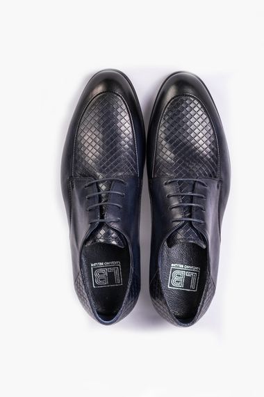 Темно синие мужские туфли 41 размер