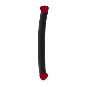 Фалоімітатор двосторонній Dorcel Real Double Do Black, діаметр 4 см, довжина 42 см Sex Aura