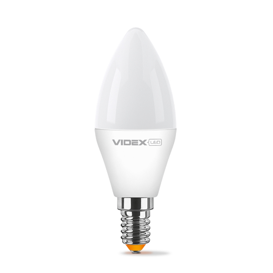 Лампа LED C37e 7W E14 4100К 220V Videx | Зображення 1