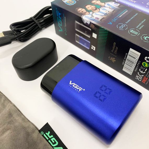 Электробритва VGR V-347. Цвет: синий | Зображення 3