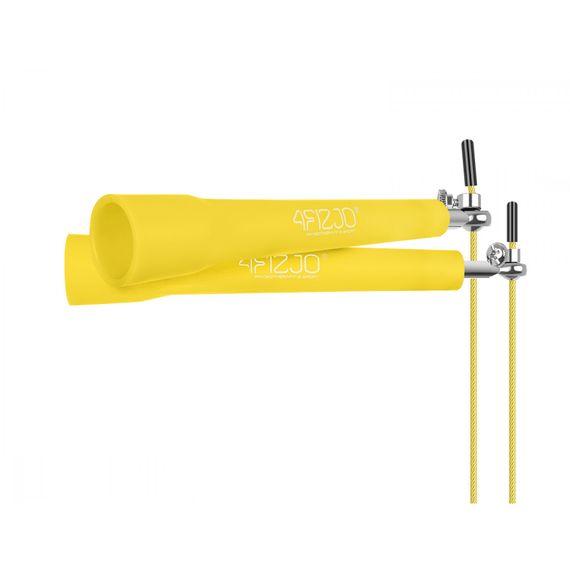 Скакалка 4FIZJO швидкісна для кросфіту Standard+ Yellow 4FJ0184 (P-5907739311535) | Зображення 1