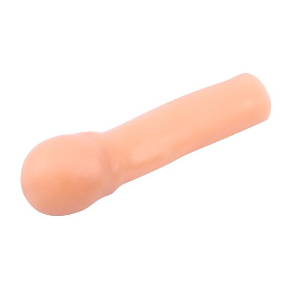 Насадка подовжуюча Chisa Superme з закритою головкою, бежевий Sex Aura | Зображення 3