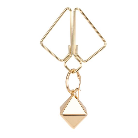SX0844 Затискачі для сосків з важкою підвіскою LOCKINK Nipple Clamps with Heavy Pendant, золотисті | Зображення 7