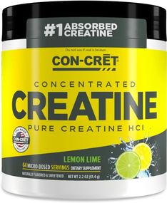 Креатин Con-Cret Patented Creatine HCl 61.4 g (Lemon-Lime)