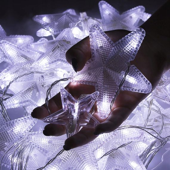 Гірлянда вулична (зовнішня) бахрома Springos 2 м 136 LED Pilot CL4006 Cold White/Blue | Зображення 1