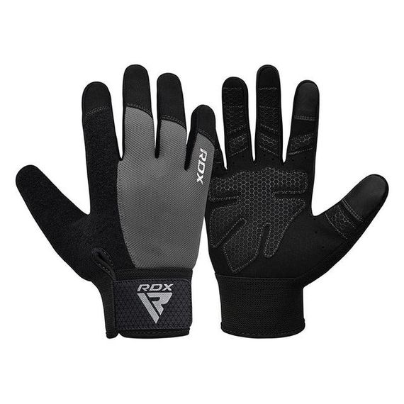 Рукавички для фітнесу RDX W1 Full Finger Plus ( Grey)  L | Зображення 4