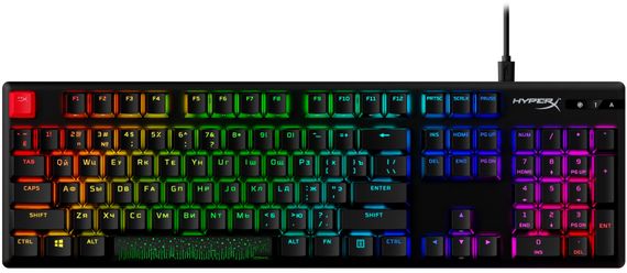 Клавіатура механічна HyperX Alloy Origins PBT 104key 639N5AA | Зображення 3