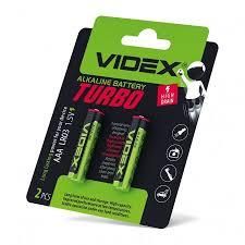 Батарейка калюжна AA/LR6 (бл-2шт) Videx Turbo