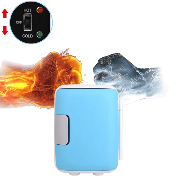 Переносний холодильник від прикурювача, портативний холодильник від прикурювача для напоїв і продуктів на 4.1 л | Зображення 1