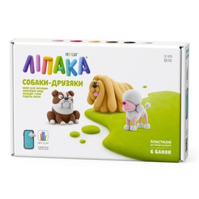 Набор для творчества Lipaka Собаки-друзяки Комондор Муді, Бульдог Гіпно, Пудель Поппі (60057-UA01)