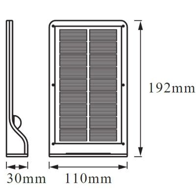 Прожектор Osram на солнечной батарее DOORLED SOLAR 3w (320Lm) 4000K датчик д (4058075267862) | Зображення 1