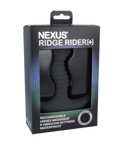 Масажер простати з вібрацією Nexus Ridge Rider Plus Black | Зображення 1