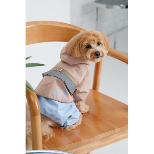 Дощовик Pet Fashion Tina для дівчаток розмір XL бежевий/блакитний | Зображення 8