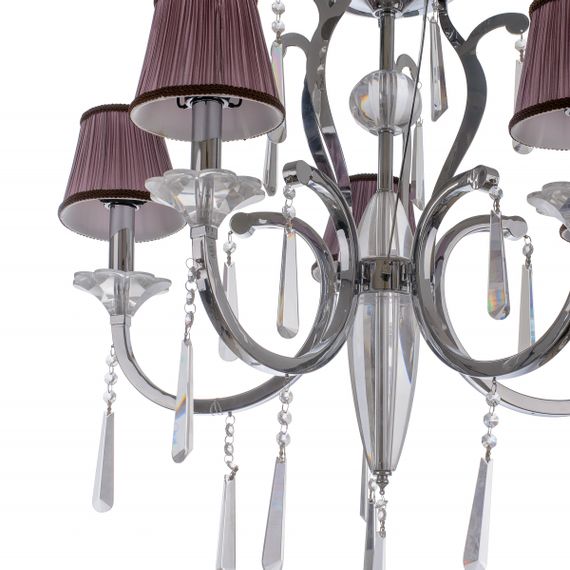 Люстра потолочная с абажуром E14 60W CH (BCL-306S/5) | Зображення 1