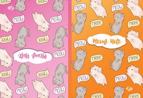 Блокнот 4Profi  "Two in one "Dream/Go", three (kitten)  48 арк. формат А5 903283