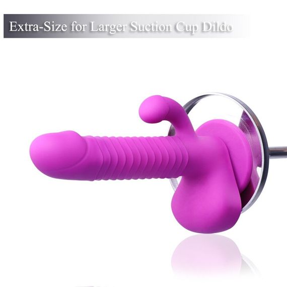 Кріплення для фалоімітаторів на присосці для секс-машин Hismith Suction Cup Adapter 4.5″ KlicLok - S | Зображення 5