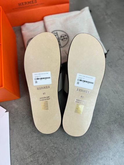Сланці Hermes Izmir Blanc De Paris/Bleu Celeste чоловічі ob420 | Зображення 6