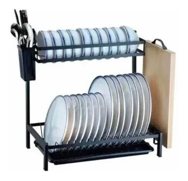 Органайзер-полиця для посуду 2 яруси настільна сушарка MJ-4014 | Зображення 3