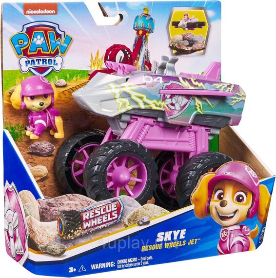 Paw Patrol Rescue Wheels Спасательный квадрокоптер с пилотом Скай серии Мега колеса Щенячий патруль Оригинал