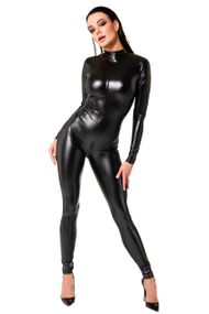 Комбинезон Noir Handmade F331 Powerwetlook Overall Черный 2XL