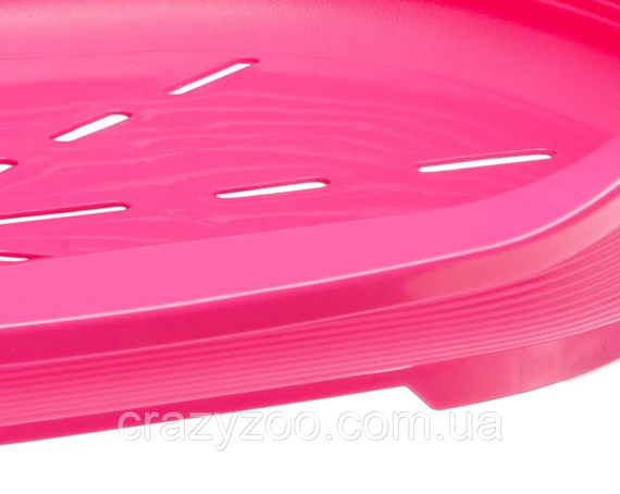 Пластиковый лежак для собак и котов Ferplast Siesta Deluxe 4 розовый 61.5х45х21.5 см 70204916 | Зображення 5