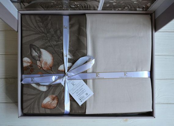 Постельное белье First Choice Ranforce 200 х 220 см Hardy Brown | Зображення 2