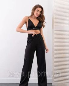 Спортивные штаны цвет черный размеры S, M, L, XL FI_009049