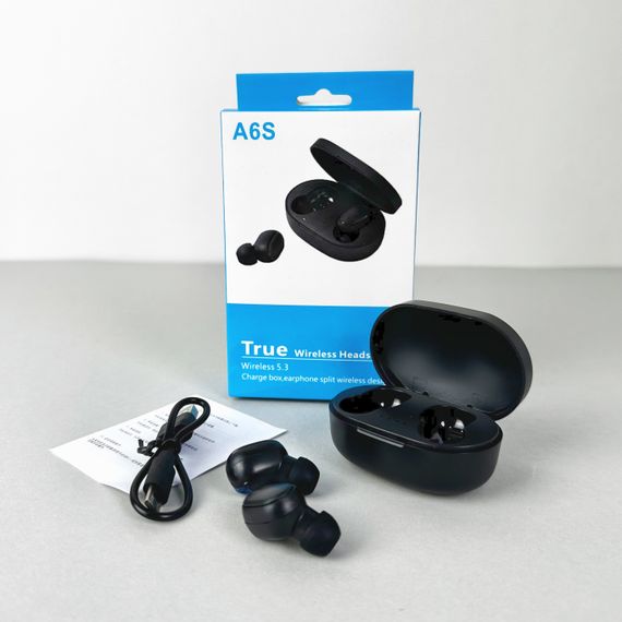 Бездротові навушники A6S series, EarBuds (Чорний) | Зображення 5
