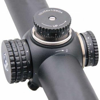 Оптический прицел Vector Optics Grimlock 1-6x24 Прицел оптический Снайперский прицел Оптический прицел для АК | Зображення 1