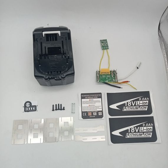 Корпус для інструменту шуруповерта Makita 15S3P15*18650 для АКБ-інструменту 21V BL18650 з індикаторм | Зображення 6