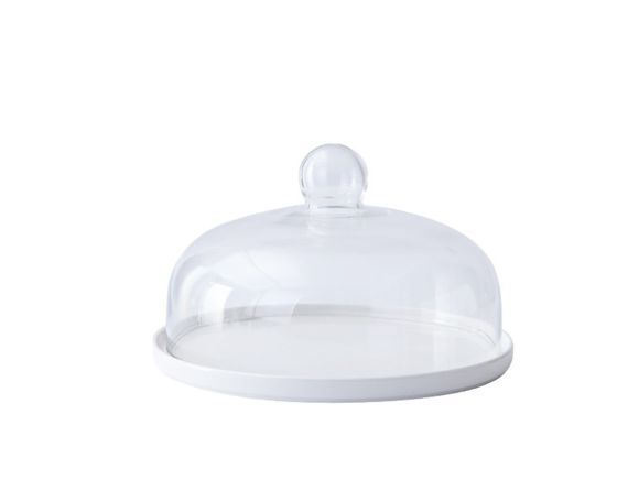 Тортівниця кругла з кришкою Crystal 9 14539 12.5х28 см | Зображення 1