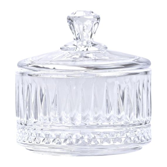 Цукерниця з кришкою Ø 6.5 см скляна HP-YH-29 | Зображення 1