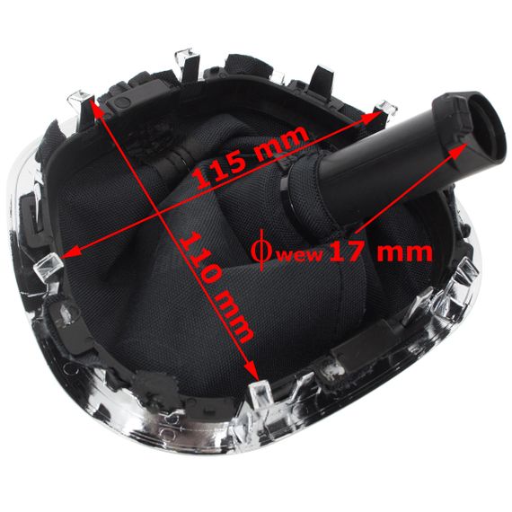 Fiat TALENTO (16-20) чохол ручки КПП перемикання передач + хромована рамка, Фіат Таленто | Зображення 1