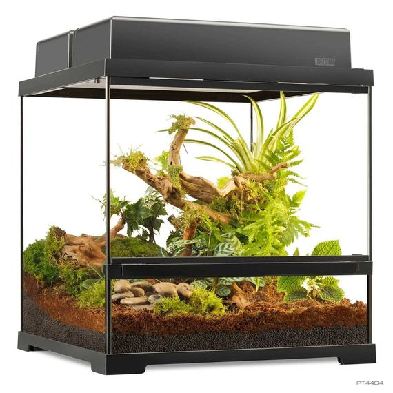 Тераріум ExoTerra для екзотичних тварин Pro Terrarium скляний 45x45x45 см | Зображення 3