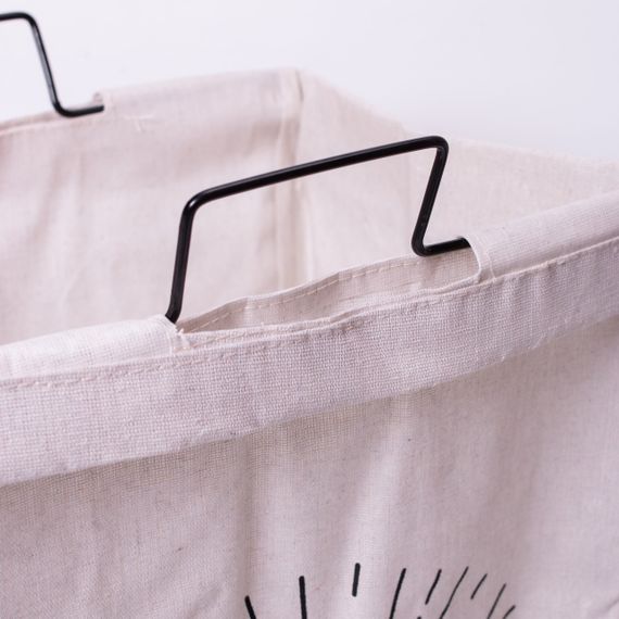 Кошик для білизни на підставці 36×28×58 (см) м'який HP-41-10 | Зображення 3