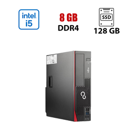 ПК Fujitsu Esprimo D957/2/E85+ SFF / Intel Core i5-7400 (4 ядра по 3.0 - 3.5 GHz) / 8 GB DDR4 / 128 GB SSD / Intel HD Graphics 630 б/в
