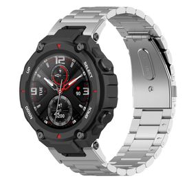 Металлический ремешок Primolux для смарт-часов Xiaomi Amazfit T-Rex (A1918 / A1919) / T-Rex Pro - Silver