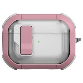 Футляр протиударний Locking Button для навушників Airpods Pro Pink