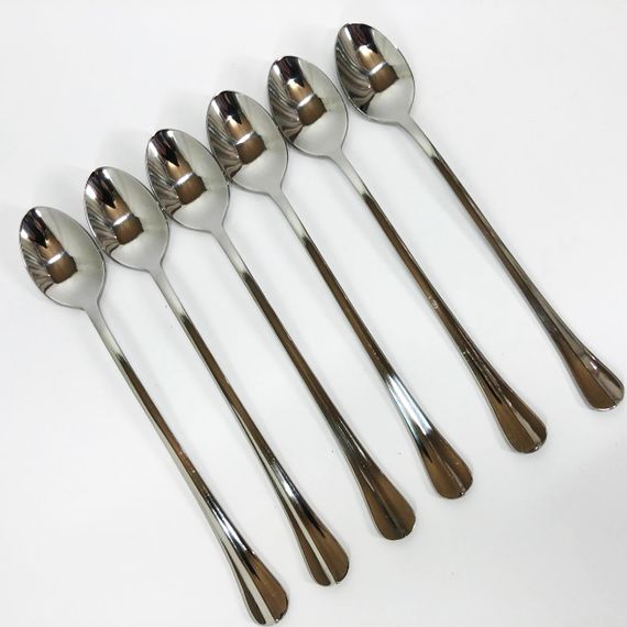 Набор барных ложек Con Brio CB-3009 6 шт AQ-48 | Зображення 6