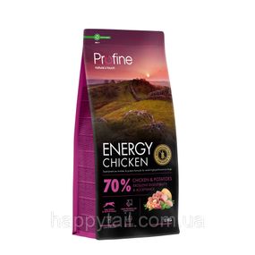 Сухой корм Profine Energy Chicken & Potatoes для активных собак всех пород, курица и картофель, 12 кг
