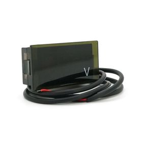 Цифровий вольтметр DY-B, діапазон вимірювань 12-24V, 49x18x26 mm, Blue