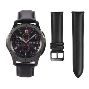 Шкіряний ремінець Primo для годинника Samsung Gear S3 Classic SM-R770/Frontier RM-760 - Black